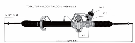 cremallera de dirección asistida 19330567 19133646 19207492 p15851001 BNPH2695 mayorista de venta de repuestos de motos - CHEVROLET