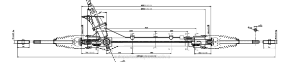 cremallera de dirección asistida 908750396 BNPH2708 autopartes mayoreo - CHEVROLET
