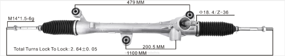Cremallera de dirección asistida 53400-t7s-t01 53400-t7a-a03 BNPH2538 autopartes mayoreo - HONDA