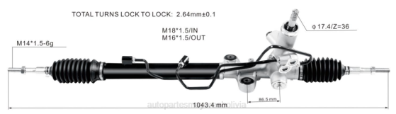 cremallera de dirección asistida 53601-snb-t02 BNPH2535 mayorista de venta de repuestos de motos - HONDA