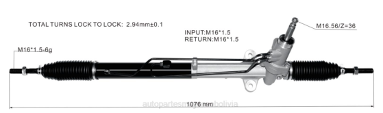Cremallera de dirección asistida 577002t250 577002t030 577002t130 BNPH2744 venta de autopartes mayoreo - HYUNDAI/KIA