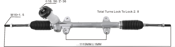 cremallera de dirección asistida 56500-1x500 BNPH2722 repuestos suzuki motos Bolivia - HYUNDAI/KIA