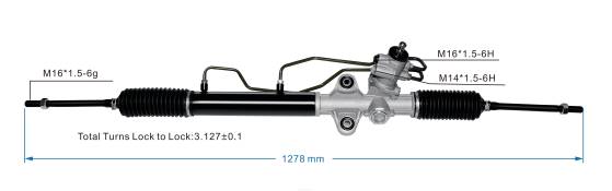 cremallera de dirección asistida 577004f000 7134486001 BNPH2764 venta de autopartes mayoreo - HYUNDAI/KIA