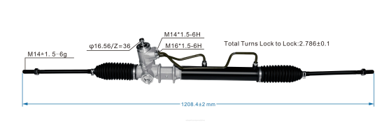cremallera de dirección asistida 57700-29100 BNPH2731 mayorista de repuestos de motos - HYUNDAI/KIA
