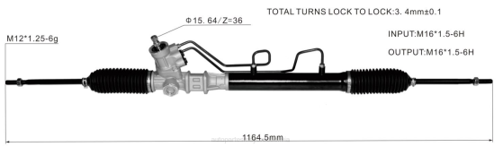 cremallera de dirección asistida 57700-fd100 57700-fd101 57700fd201 0k30c32110 0k30b32110a BNPH2734 venta de autopartes mayoreo - HYUNDAI/KIA