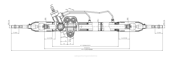 cremallera de dirección asistida 8-97239781-2 BNPH2613 repuestos de auto en santa cruz Bolivia - ISUZU