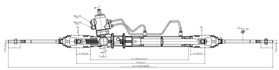 cremallera de dirección asistida mb911897 BNPH2551 mayorista de repuestos de motos - MITSUBISHI