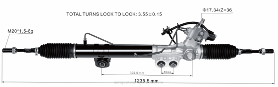 cremallera de dirección asistida 49001-1lb3b 49001-1lb2a 49001-1lb2b 49001-1lb3a BNPH2576 repuestos de motos la paz Bolivia - NISSAN