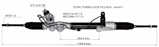 cremallera de dirección asistida 49001-3ka0a 49001-5aa0a BNPH2577 mayorista de repuestos automotrices - NISSAN