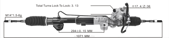 cremallera de dirección asistida 49001-jn30a 49200-jn30a BNPH2597 mayorista de repuestos automotrices - NISSAN