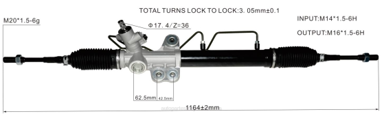 cremallera de dirección asistida 49200-3xa0a BNPH2592 repuestos suzuki motos Bolivia - NISSAN