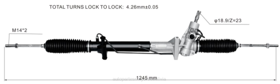 cremallera de dirección asistida 34010442b BNPH2781 mayorista de repuestos de motos - VOLVO