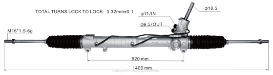 cremallera de dirección asistida lr005939 BNPH2835 mayorista de venta de repuestos de motos - LAND ROVER