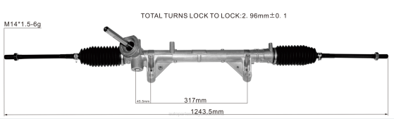 cremallera de dirección asistida 8200124407 8200565645 8200595934 8200124408 BNPH2808 autopartes mayoreo - RENAULT