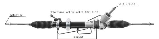 cremallera de dirección asistida 34110sa080 34110sa130 BNPH2814 venta de autopartes mayoreo - SUBARU