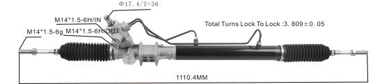 cremallera de dirección asistida 48580-65d01 BNPH2623 repuestos de auto en santa cruz Bolivia - SUZUKI