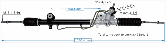 cremallera de dirección asistida 44250-04020 BNPH2465 mayorista de venta de repuestos de motos - TOYOTA