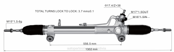 cremallera de dirección asistida 44250-26600 BNPH2447 mayorista de repuestos automotrices - TOYOTA