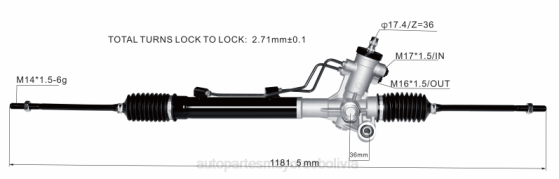 cremallera de dirección asistida 44250-42032 BNPH2492 repuestos suzuki motos Bolivia - TOYOTA
