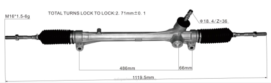 cremallera de dirección asistida 45510-48070 BNPH2520 repuestos honda motos Bolivia - TOYOTA