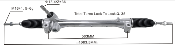 cremallera de dirección asistida 45510-58080 BNPH2457 mayorista de repuestos automotrices - TOYOTA