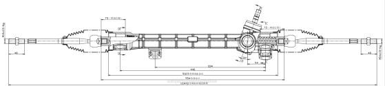 cremallera de dirección asistida 45510-68010 BNPH2480 repuestos honda motos Bolivia - TOYOTA