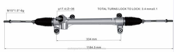 cremallera de dirección asistida 45510-68060 BNPH2436 repuestos de motos la paz Bolivia - TOYOTA
