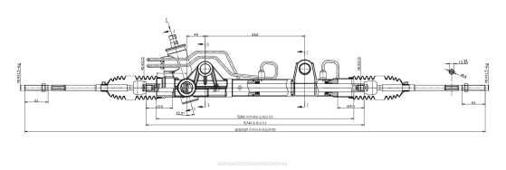 cremallera de dirección asistida 96fb-3200-ah BNPH2663 repuestos de auto en santa cruz Bolivia - FORD