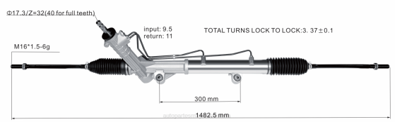 cremallera de dirección asistida 97vb3n503ba 97vb3n503aa BNPH2669 módulo de bomba de combustible - FORD