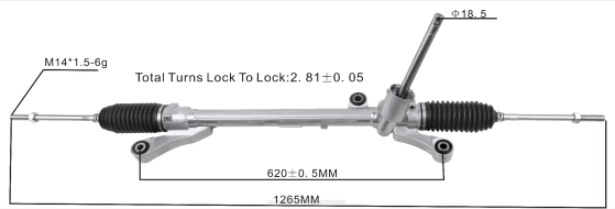 cremallera de dirección asistida cn153a500aa BNPH2668 autopartes mayoreo - FORD