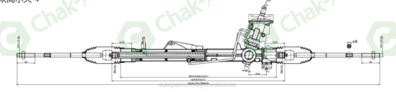 cremallera de dirección asistida 5u1422055e BNPH2428 autopartes mayoreo - VOLKSWAGEN